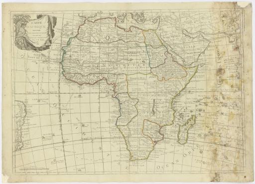 Carte d'Afrique, divisée en ses principaux états suivant les nouvelles observations / par J[ean-]B[aptiste] Nolin, géographe. | Carte d'Afrique, divisée en ses principaux états